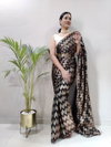 TY Zig zag Heavy Designer Party Wear Readymade Saree Suppliers In India